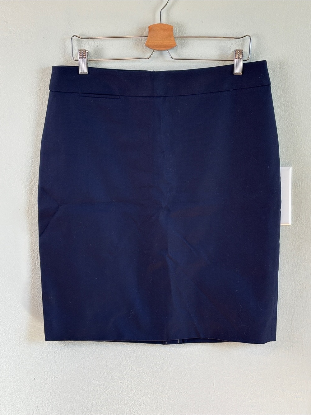 J. Crew Navy Pencil Skirt
